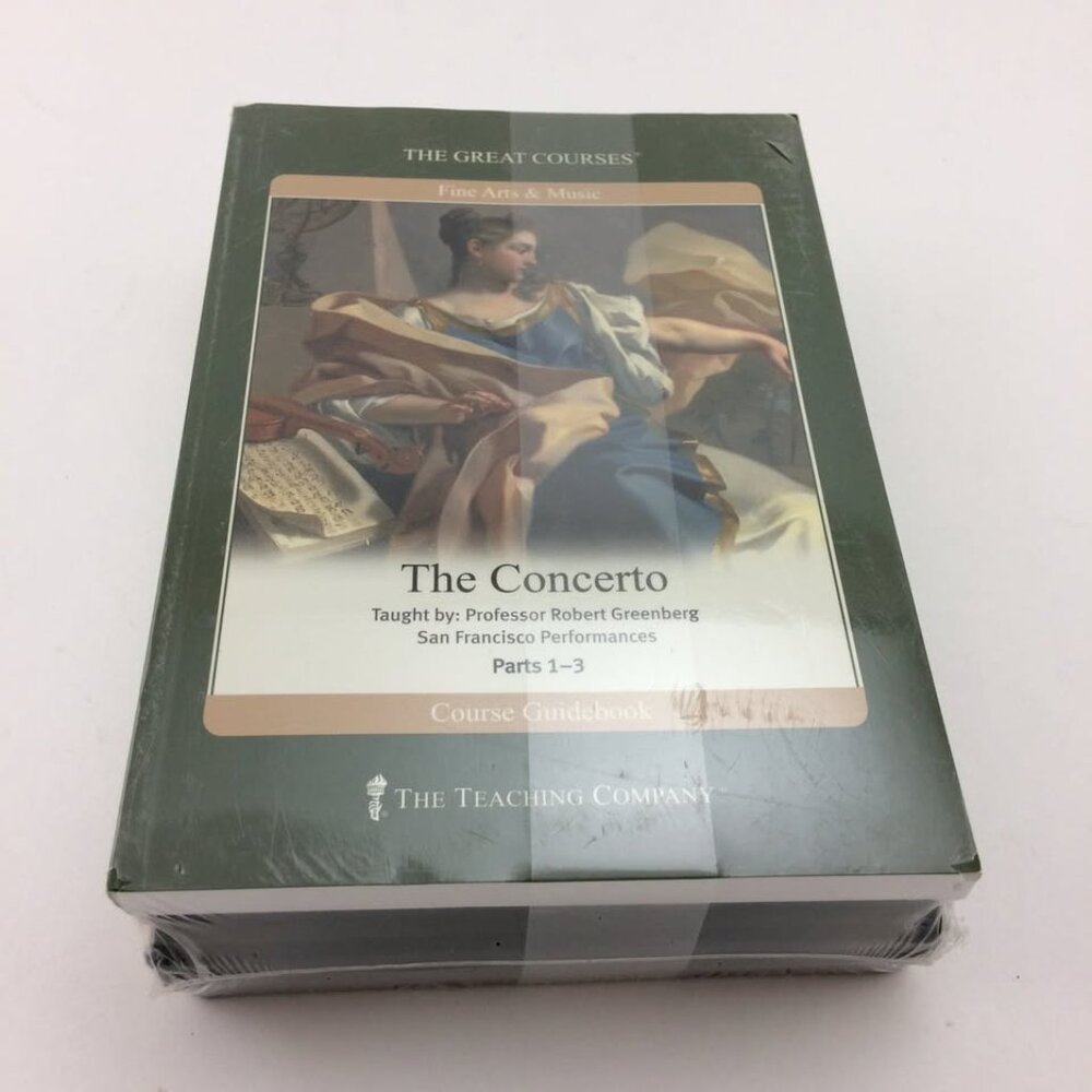The Great Courses The Concerto Guidebook and DVDs Sealed University Level